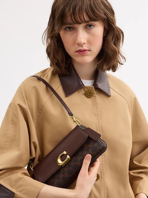 Coach torebka Jet kolor brązowy CBA83