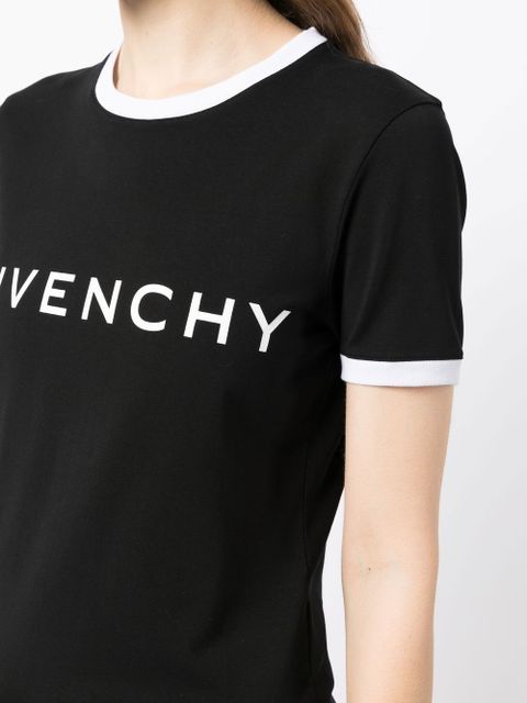 Givenchy logo-print cotton T-Shirt - Black