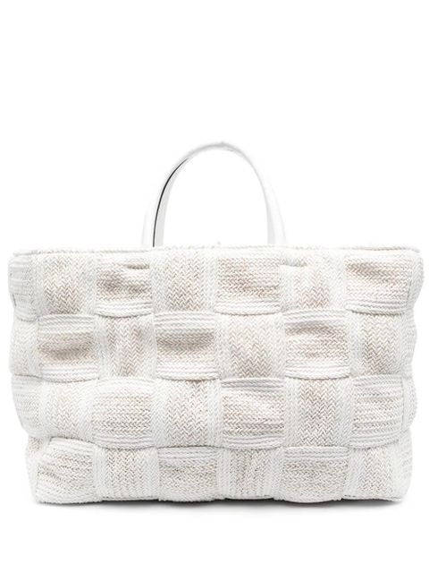 Casadei Twiga Shoppers tote bag - White - zdjęcie produktu nr 1