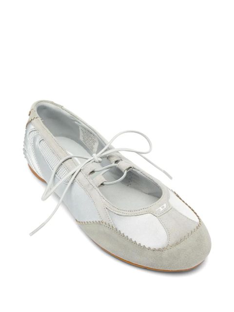 Diesel D-Mile ballet flats - Silver