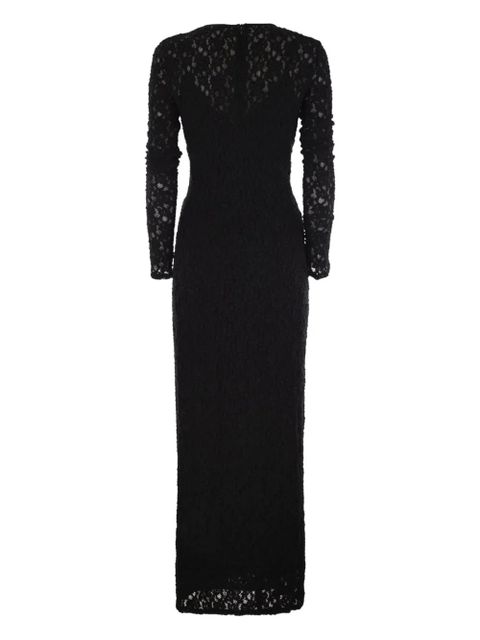 Max Mara long-sleeve lace maxi dress - Black - zdjęcie produktu nr 2