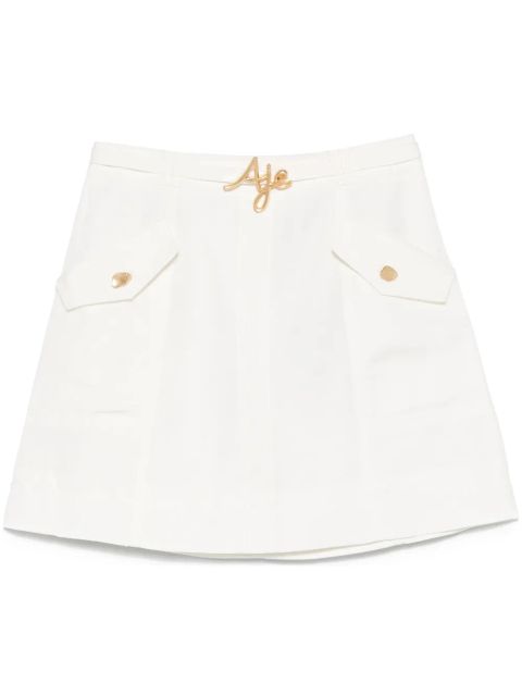 Aje Christine mini skirt - White