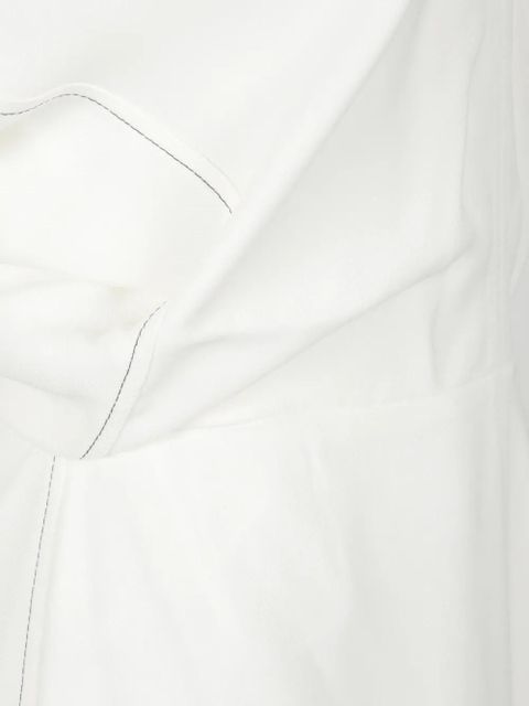 Victoria Beckham V-neck midi dress - White - zdjęcie produktu nr 2