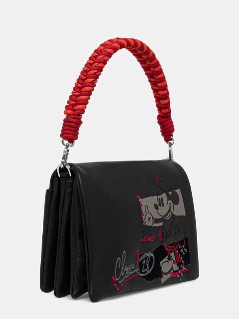 Desigual torebka MICKEY ROCK DORTMUND kolor czarny 25WAXP19 - zdjęcie produktu nr 2