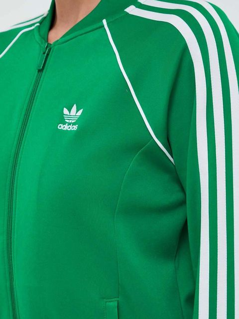 adidas Originals bluza Adicolor Classics SST damska kolor zielony z aplikacją IK4030