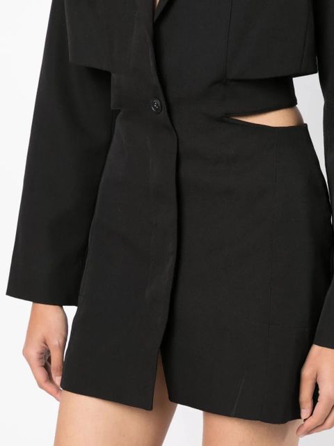 Jacquemus La Robe Bari blazer minidress - Black