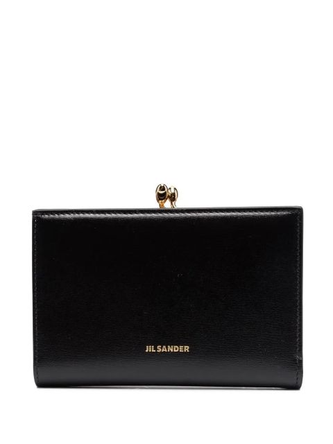 Jil Sander Goji logo clasp wallet - Black - zdjęcie produktu nr 1