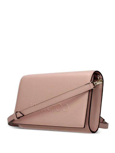 Jimmy Choo Avenue embossed crossbody-bag - Pink