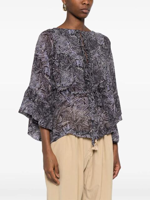 ISABEL MARANT Tekia blouse - Black