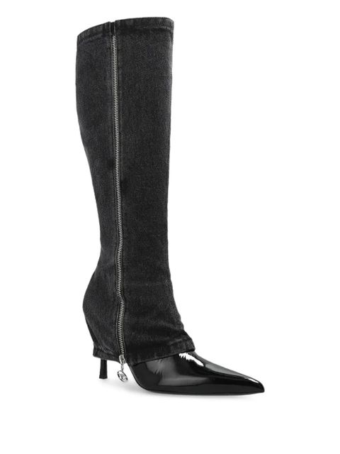 Diesel 100mm D-Venus Twisted boots - Black - zdjęcie produktu nr 2