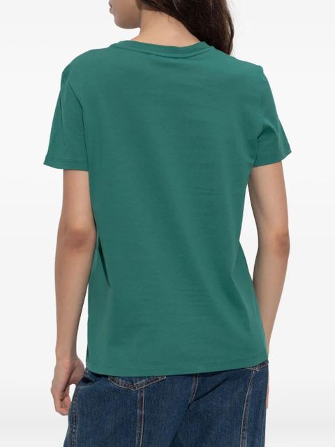 Max Mara embroidered-logo T-shirt - Green