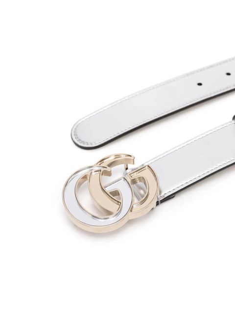 Gucci GG Marmont belt - Silver