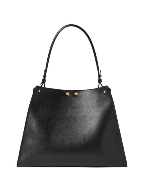 FENDI Way leather shoulder bag - Black