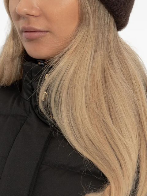 Moncler mohair beanie - Brown