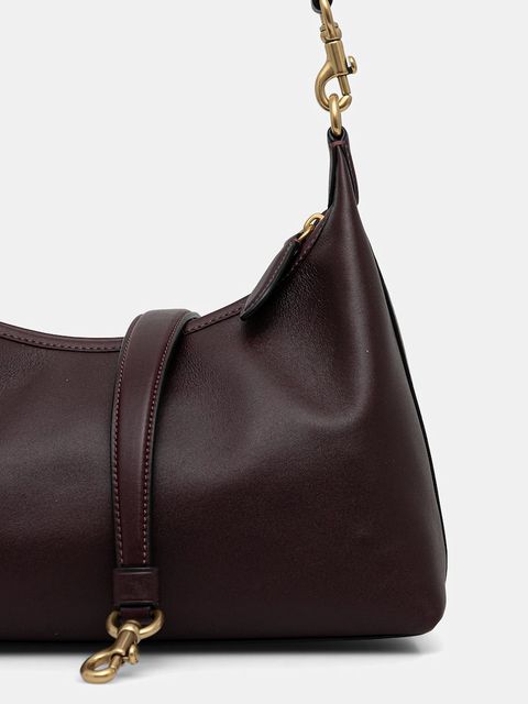 Coach torebka skórzana Juliet kolor fioletowy CR981