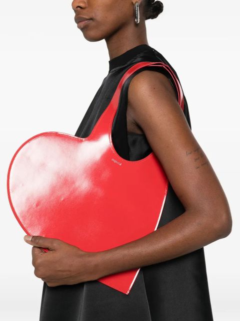Coperni top handle heart tote bag - Red - zdjęcie produktu nr 2
