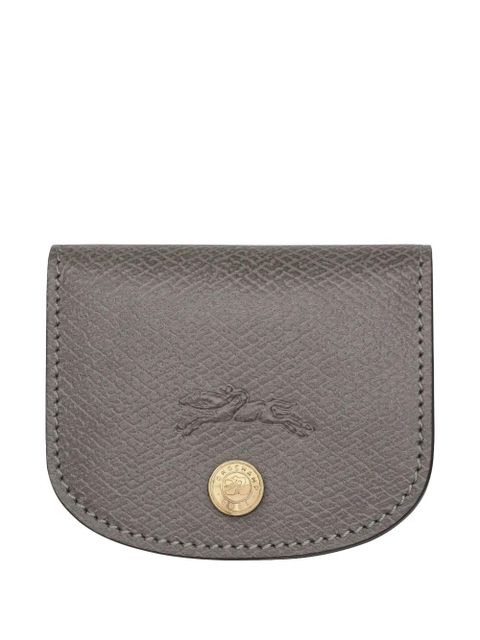Longchamp textured leather card holder - Grey - zdjęcie produktu nr 1