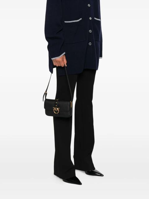 PINKO bird-embellished cross body bag - Black