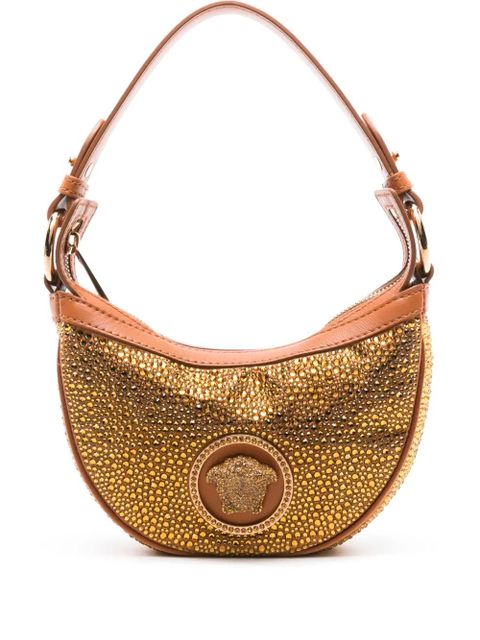Versace Repeat crystal-embellished shoulder bag - Orange - zdjęcie produktu nr 1