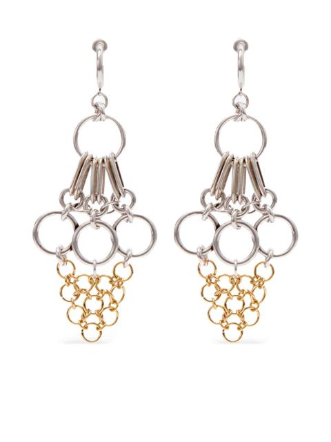 ISABEL MARANT Awar circle-chain earrings - Silver - zdjęcie produktu nr 1
