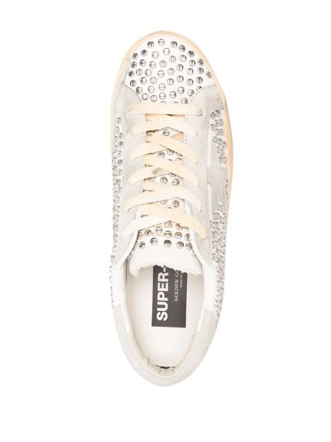 Golden Goose Super Star crystal-embellished sneakers - Neutrals - zdjęcie produktu nr 2