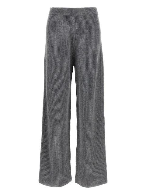 Sportmax ribbed straight trousers - Grey - zdjęcie produktu nr 1