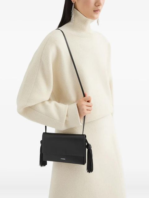 Jil Sander tassel-detailed cross body bag - Black - zdjęcie produktu nr 2