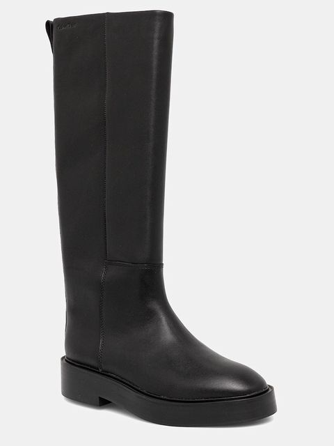 Calvin Klein kozaki skórzane CONCAVE WELT UKT BOOT LTH - zdjęcie produktu nr 2