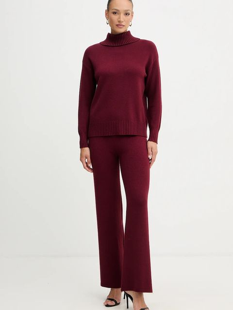 Haveone komplet damski kolor bordowy HNC-P004 - zdjęcie produktu nr 1