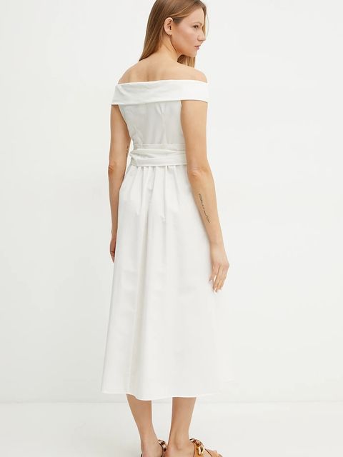 Weekend Max Mara sukienka bawełniana - zdjęcie produktu nr 2