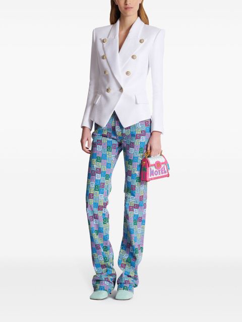 Balmain double-breasted blazer - White - zdjęcie produktu nr 2