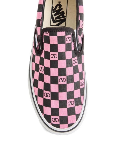 Valentino Garavani x Vans Vlogo checkerboard sneakers - Pink