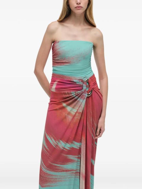 Simkhai Emma strapless maxi dress - Red