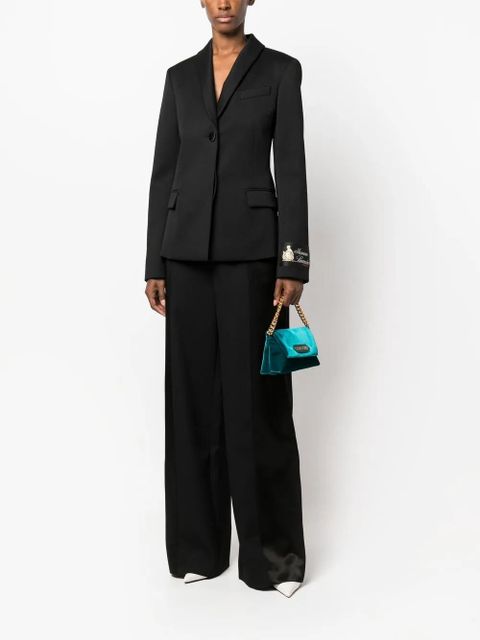 Lanvin tuxedo straight-leg trousers - Black - zdjęcie produktu nr 2