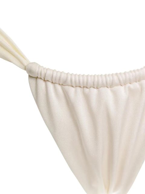 Agua By Agua Bendita tie-side bikini bottoms - White