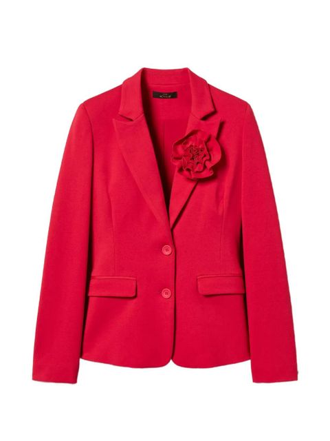 TWINSET floral-appliqué blazer - Red - zdjęcie produktu nr 1
