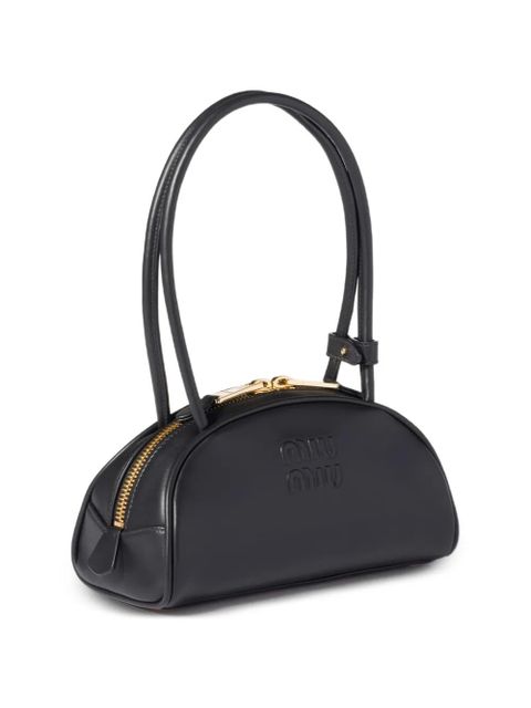 Miu Miu Beau leather shoulder bag - Black
