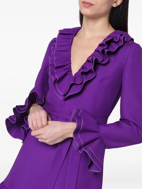 Valentino Garavani Crepe Couture mini dress - Purple