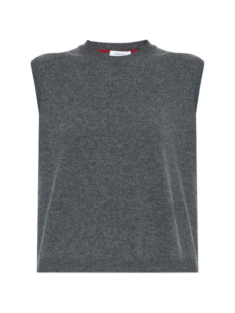 Ferragamo sleeveless knitted vest - Grey - zdjęcie produktu nr 1