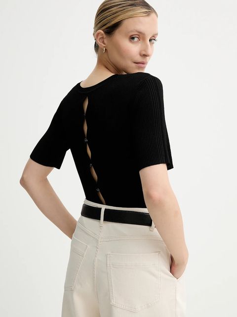 Sessun sweter damski kolor czarny lekki 25109030 - zdjęcie produktu nr 1