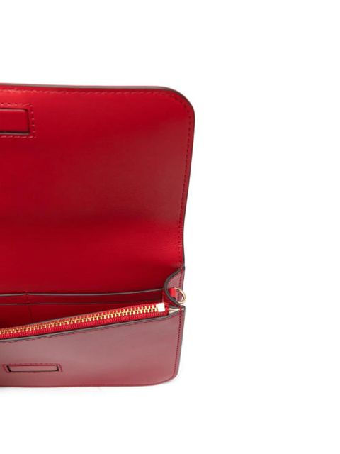 Lauren Ralph Lauren leather cross body bag - Red