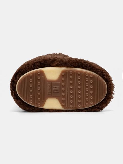 Moon Boot śniegowce MB ICON CURLY EXTRA kolor brązowy 80D1403070 M010