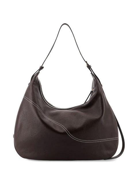 ATP Atelier contrast-stitch shoulder bag - Brown - zdjęcie produktu nr 2
