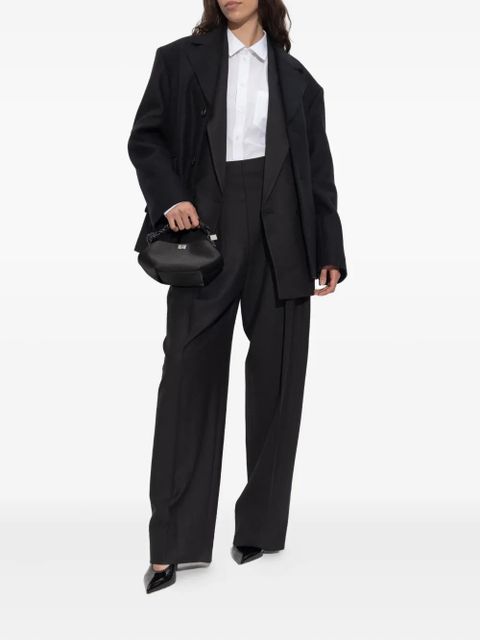 Victoria Beckham raw-cut blazer - Black