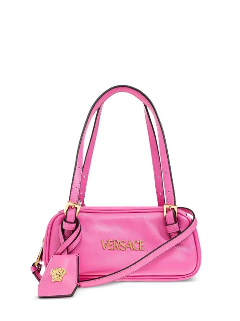 Versace logo-embroidered shoulder bag - Pink - zdjęcie produktu nr 1