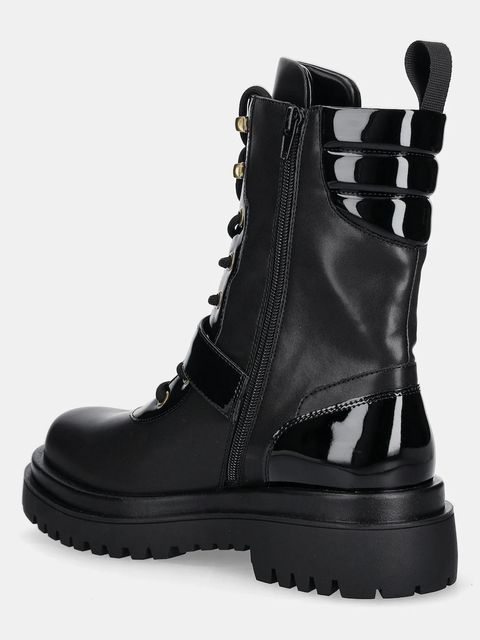 Versace Jeans Couture workery damskie kolor czarny na platformie 79VA3S67 71570 899