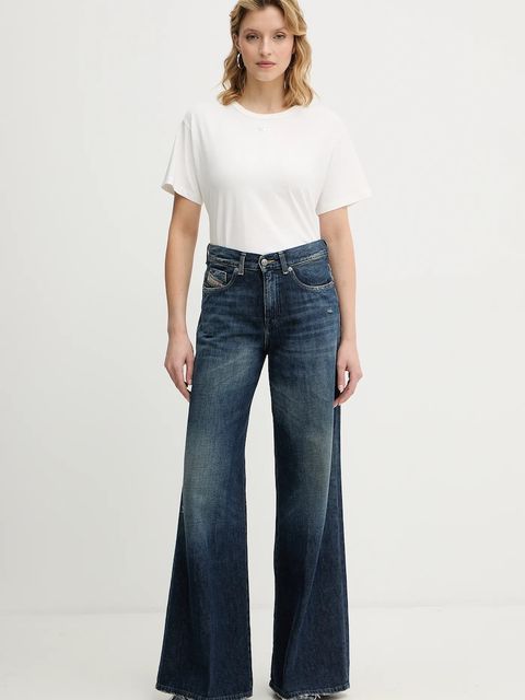 Diesel jeansy 1979 D-AKEMI L.32 damskie kolor niebieski A03624.09N70