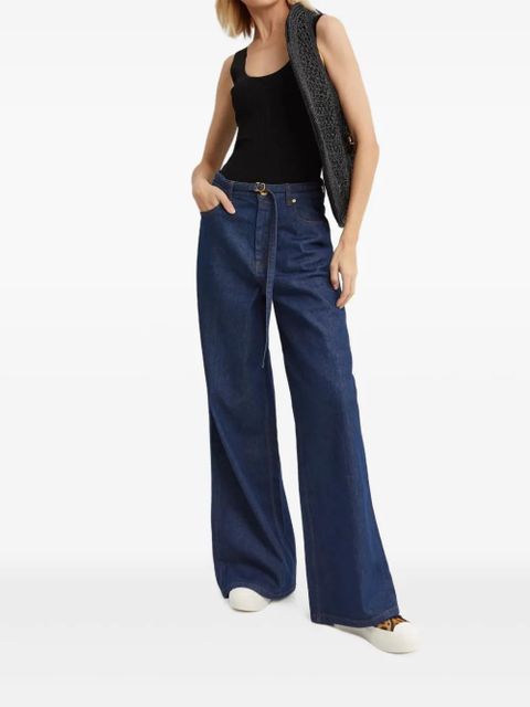 ZIMMERMANN ribbed scoup-neck tank top - Black - zdjęcie produktu nr 2