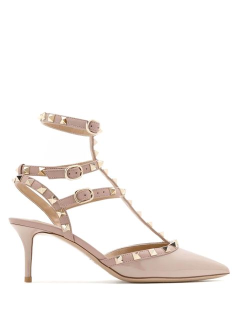 Valentino Garavani 65mm Rockstud caged pumps - Neutrals - zdjęcie produktu nr 1