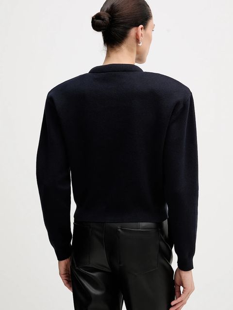 Rotate kardigan damski kolor granatowy 1138542318